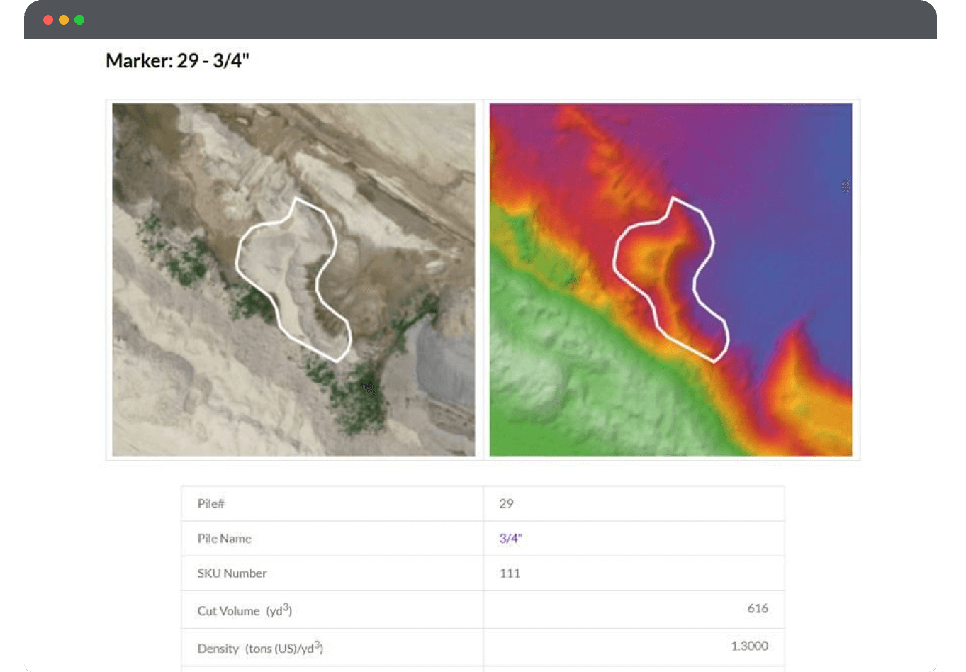 Kespry Reporting Tool