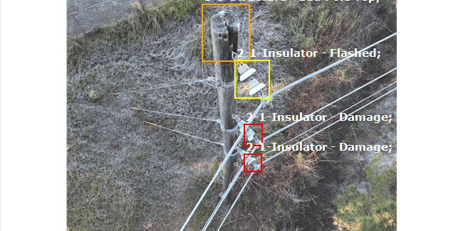 annotated pole