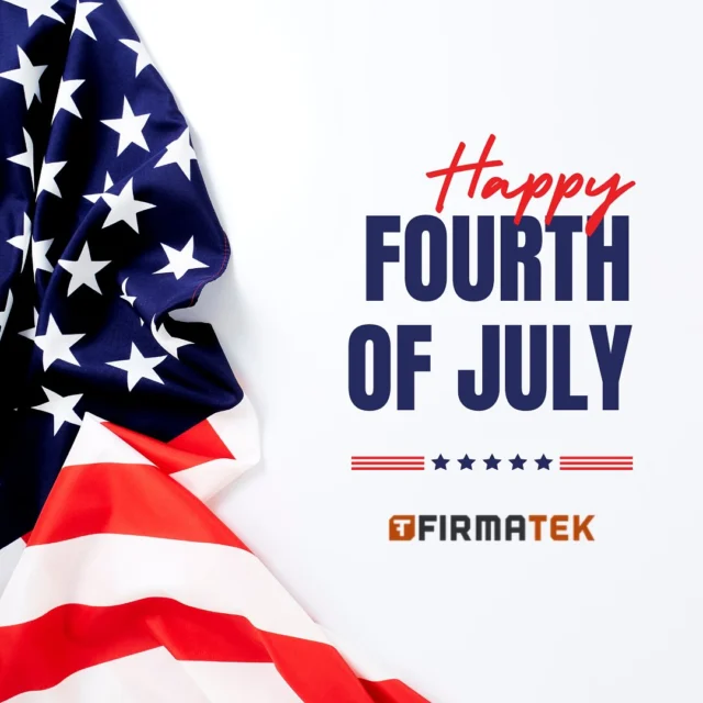 🇺🇸 Happy 4th of July from the Firmatek team! 🎇
Today we celebrate freedom, innovation, and the people who power our nation forward. From the skies to the ground, we’re proud to serve the industries that keep America moving.

Wishing you a safe and spectacular Independence Day! 💥